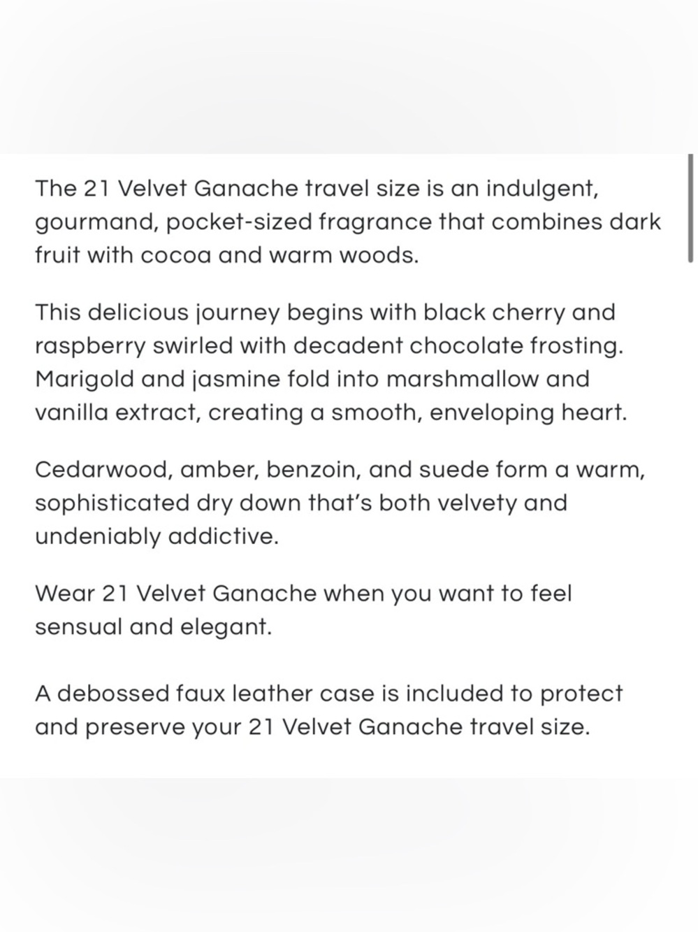 LEDDA 21 VELVET GANACHE EAU DE PARFUM TRAVEL SIZE - 8 ML - Picture 5 of 5
